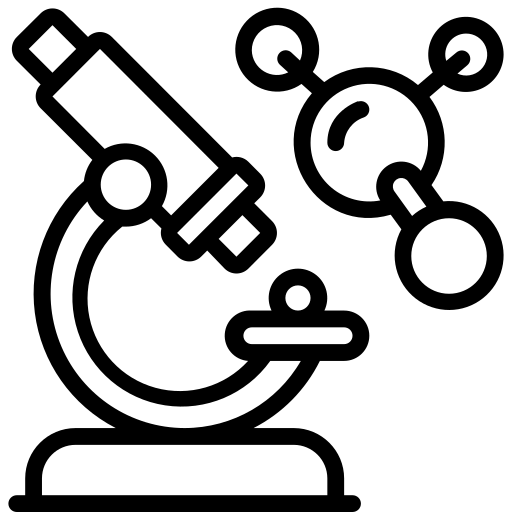 Microscope Basic Miscellany Lineal icon