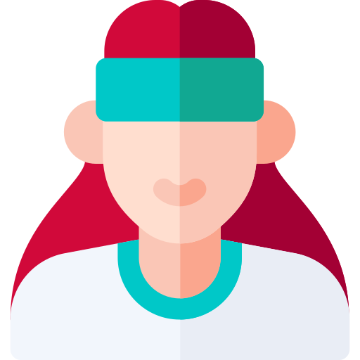 Athlete Basic Rounded Flat icon