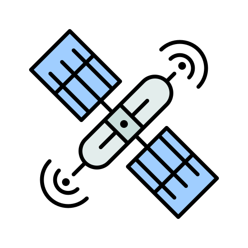 Satellite bqlqn Lineal Color icon