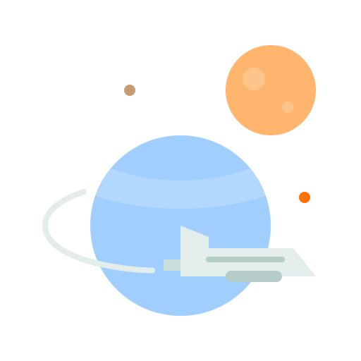 Space ship bqlqn Flat icon