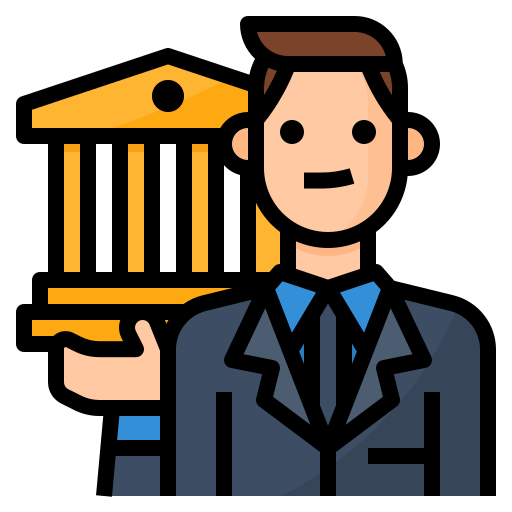 banker Aphiradee (monkik) Lineal Color icon