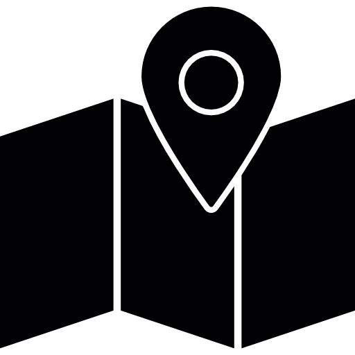 locator zeigt auf die karte  icon