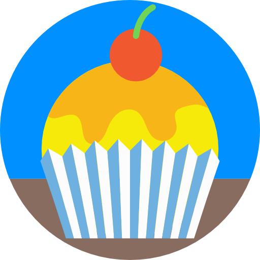 Cupcake Prosymbols Flat icon