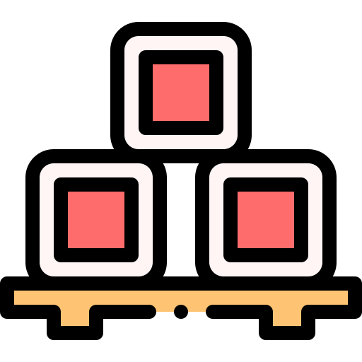 sushi Detailed Rounded Lineal color icon