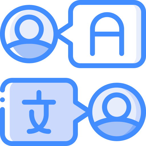 konversation Basic Miscellany Blue icon