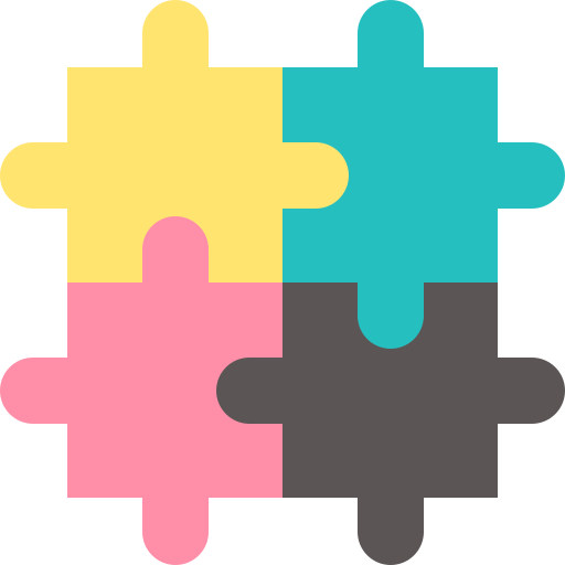 Puzzle Basic Straight Flat icon