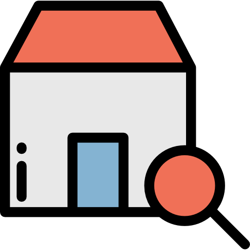 House Detailed Rounded Lineal color icon