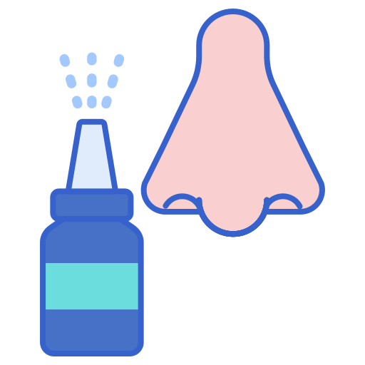 Nasal spray Flaticons Lineal Color icon