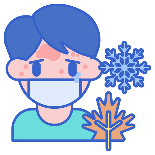 Seasonal allergies Flaticons Lineal Color icon