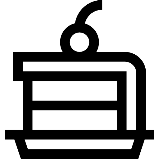 kuchen Basic Straight Lineal icon