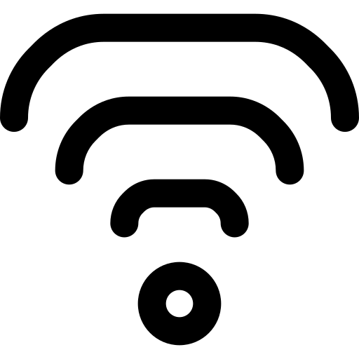 wifi-signal Super Basic Rounded Lineal icon