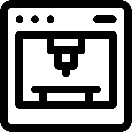 3d Basic Rounded Lineal Icône