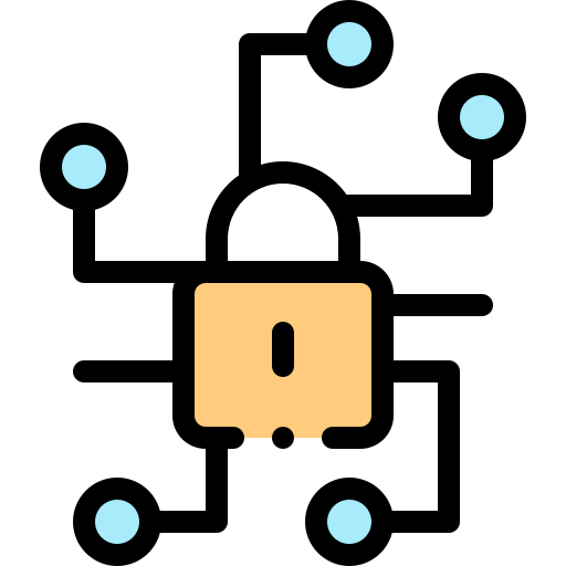 dados Detailed Rounded Lineal color Ícone