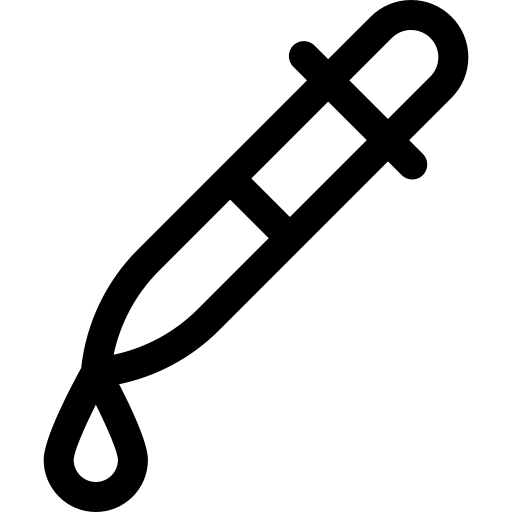 compte-gouttes Basic Rounded Lineal Icône