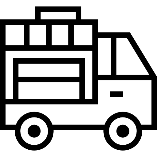 van Detailed Straight Lineal icon