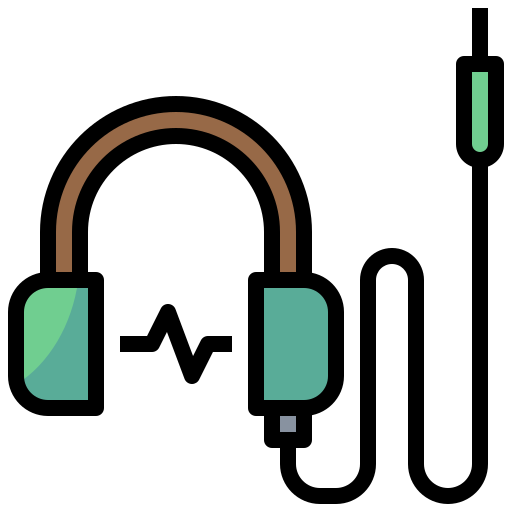 Headphones Surang Lineal Color icon