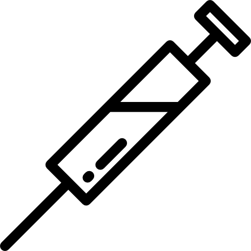 Шприц Detailed Rounded Lineal иконка