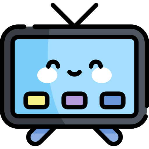 テレビ Kawaii Lineal color icon