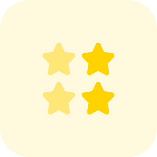 Stars Pixel Perfect Tritone icon