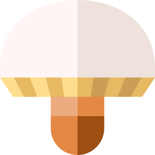 Mushroom Basic Straight Flat icon