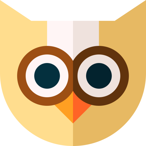 Owl Basic Straight Flat icon