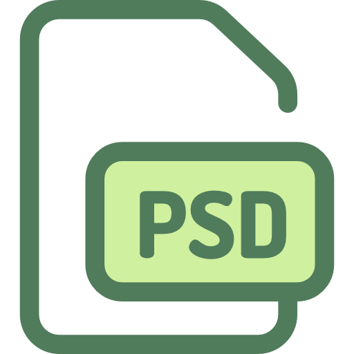 psd Monochrome Green icon