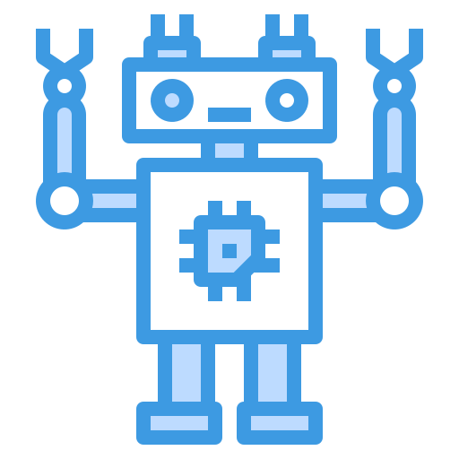 roboter itim2101 Blue icon