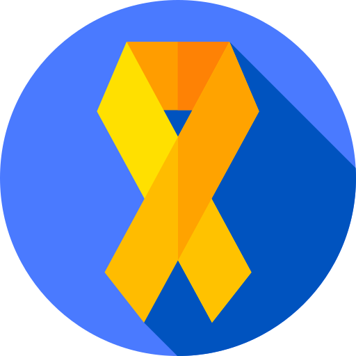 Ribbon Flat Circular Flat icon