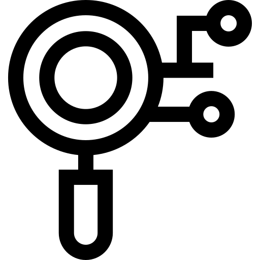 ricerca Basic Straight Lineal icona