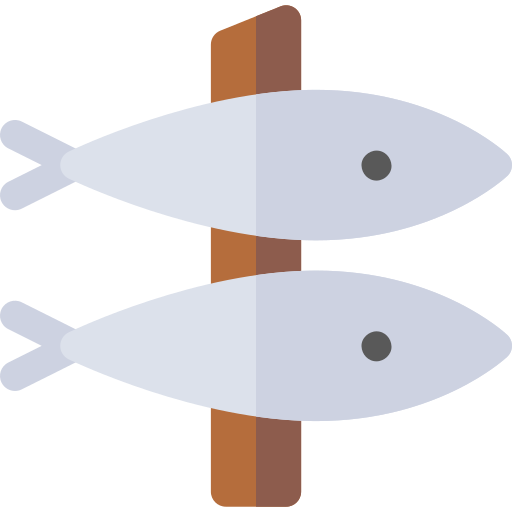 poisson Basic Rounded Flat Icône