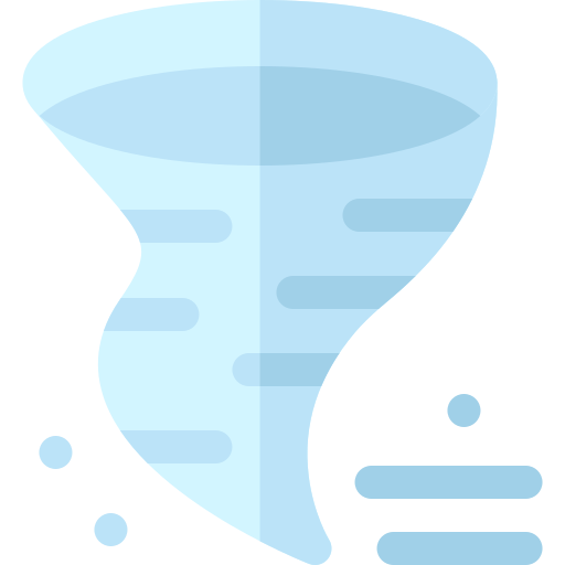 tornade Basic Rounded Flat Icône