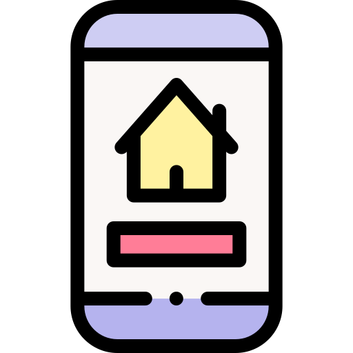 haus Detailed Rounded Lineal color icon