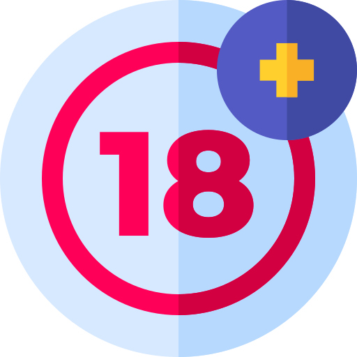 +18 Basic Straight Flat icon