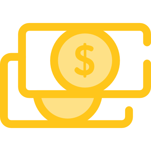 Money Monochrome Yellow icon