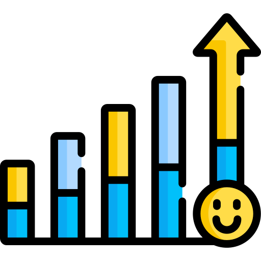 balkendiagramm Special Lineal color icon