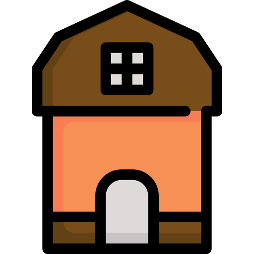 Barn Generic Outline Color icon