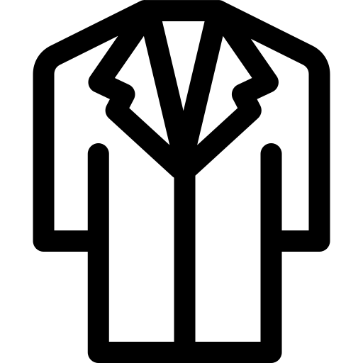 lab jas Basic Rounded Lineal icoon