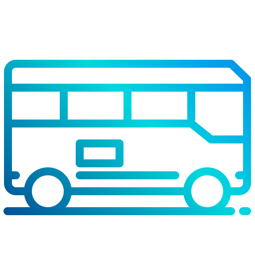 Ônibus xnimrodx Lineal Gradient Ícone