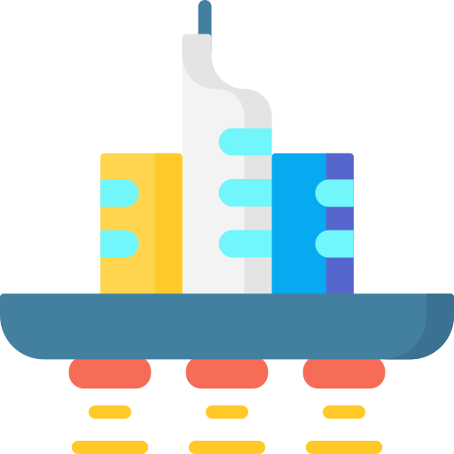 schwimmende insel Special Flat icon