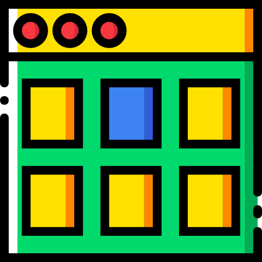 ブラウザ Basic Miscellany Lineal Color icon