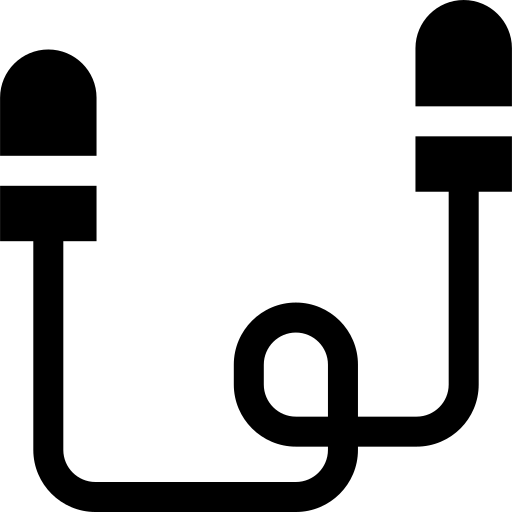 corda per saltare Basic Straight Filled icona