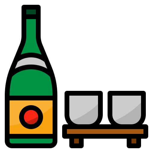 Sake mynamepong Lineal Color icon