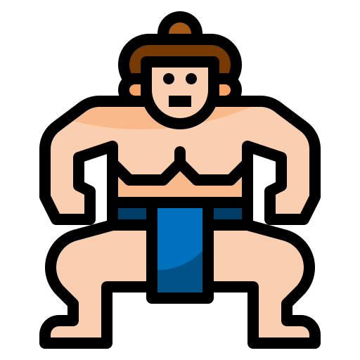 sumo mynamepong Lineal Color icon