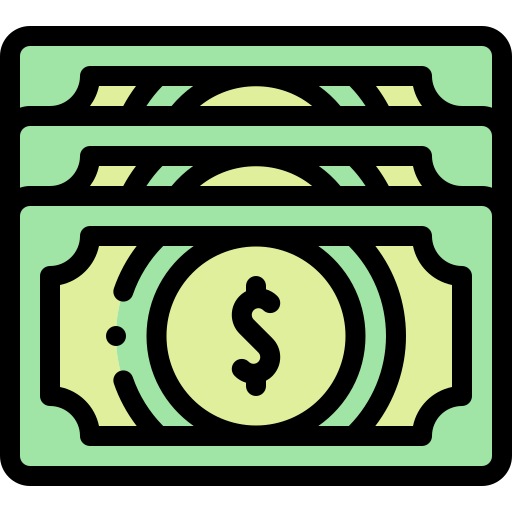 geld Detailed Rounded Lineal color icon