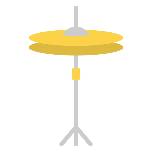 Cymbals Good Ware Flat icon