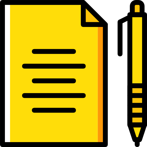 Writing Basic Miscellany Yellow icon