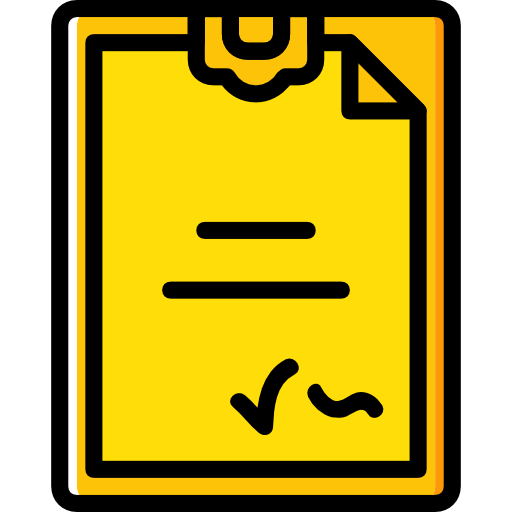 Notepad Basic Miscellany Yellow icon