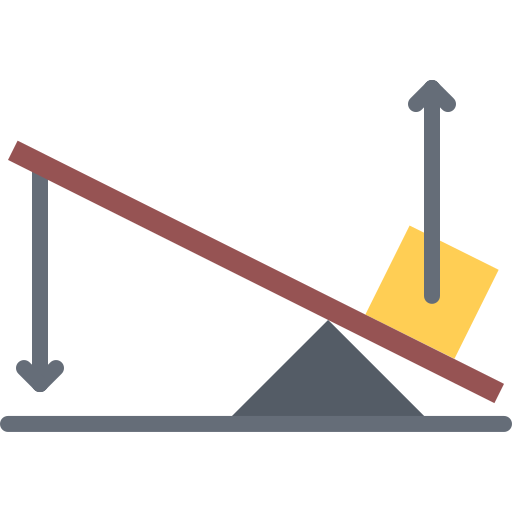 hebel Coloring Flat icon