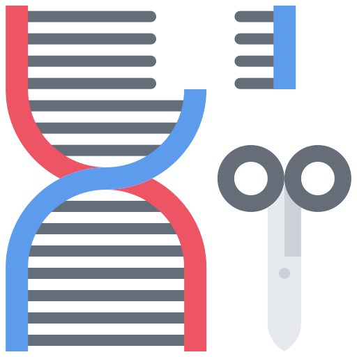 dna Coloring Flat icon