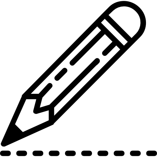 Pencil Basic Miscellany Lineal icon